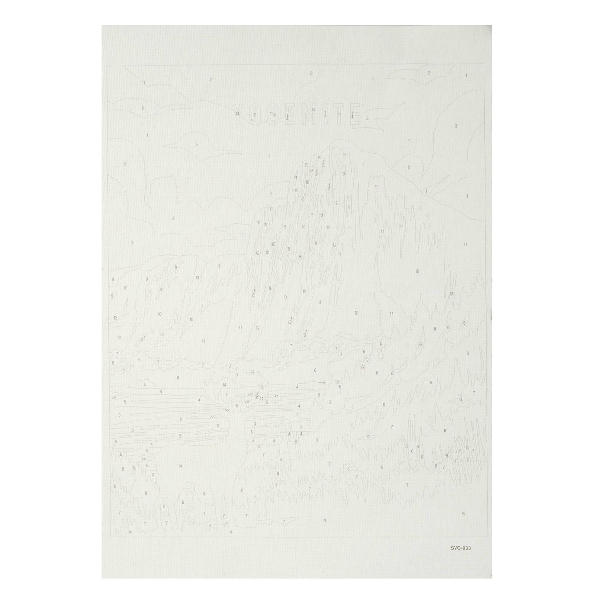 8" x 10" Yosemite Paint-by-Number Kit with Wood Display Hanger by Artist's Loft®
